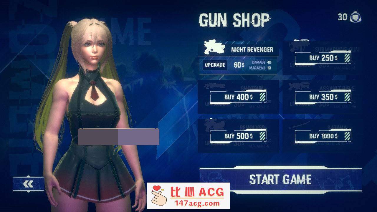 【3D动作/ACT/全动态】赛博女孩：绅士丧尸 STEAM官方中文步兵版【新作/CV/2G】【PC端】-概念社ACG