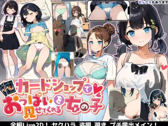 【SLG/互动/8月新作】在卡牌店里展示胸部的女生（カードショッ… [PC+1.7G]-概念社ACG